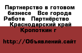 Партнерство в готовом бизнесе - Все города Работа » Партнёрство   . Краснодарский край,Кропоткин г.